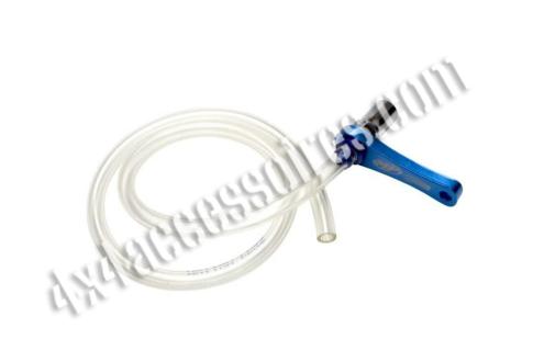 PURGEUR DE FREIN ET D'EMBRAYAGE AVEC TUYAU POUR VIS DE PURGE DE 10 MM