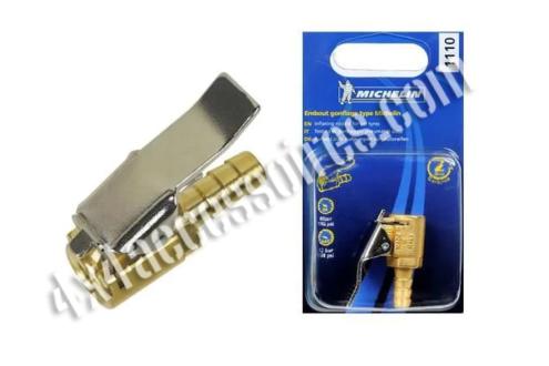 EMBOUT DE GONFLAGE GROSSE VALVE AUTO POUR TUYAU Ø 6MM