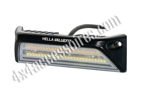 FEU INCLINÉ HELLA LATÉRAL 1000 + 900 LUMENS POUR GALERIE ALUMINIUM - FLOOD -