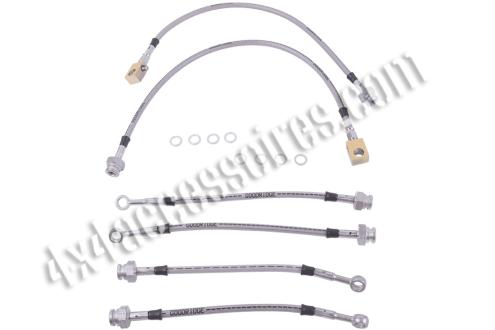 KIT 6 DURITES DE FREIN GOODRIDGE POUR NISSAN PATROL Y60 + 05 cm
