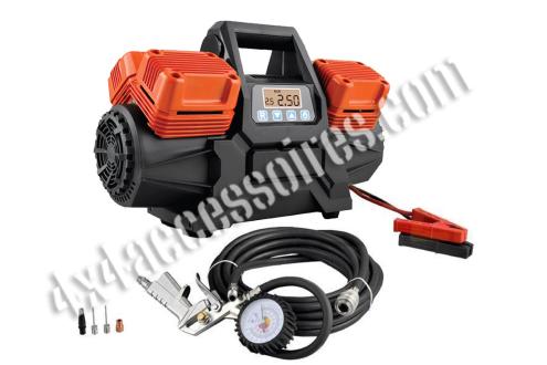 COMPRESSEUR PORTABLE 4-CYLINDRES 12V - 400L/MIN