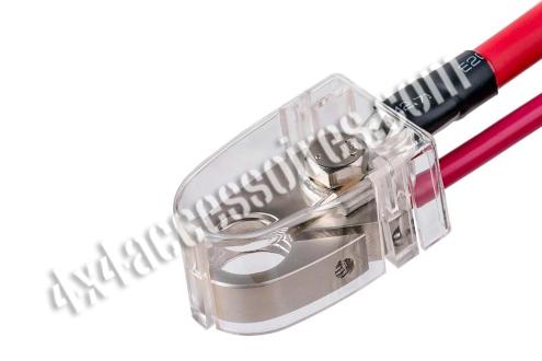 COSSE DE BATTERIE POSITIVE AVEC CACHE TRANSPARENT