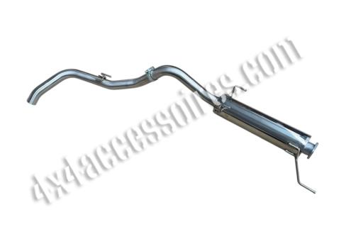 TUBE INTERMÉDIAIRE AVEC SILENCIEUX + TUBE ARRIÈRE ISUZU D-MAX 2.5L (2012 - 2016)