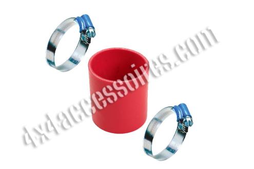 MANCHON SILICONE Ø76 + COLLIERS POUR BOITE À AIR PATROL Y60 / Y61