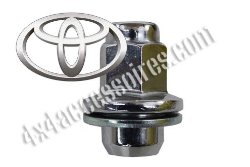 ÉCROU DE ROUE PORTÉE PLATE CHROMÉ 14x1.50 TETE HEXAGONALE DE 22 TOYOTA