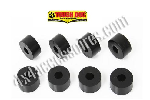 KIT 8 SILENTBLOCS POUR AMORTISSEURS MONTAGE TIGE Ø 14 MM TOUGH DOG - 
