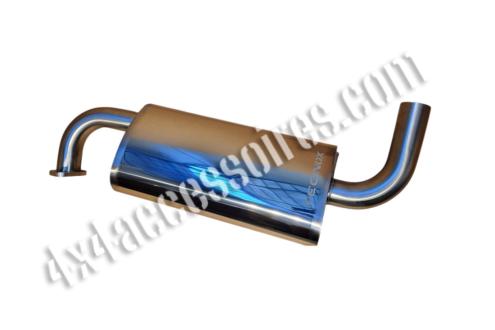 SILENCIEUX ARRIÈRE AVEC TUBE DE SORTIE TECINOX JIMNY DDIS 1.5L DCI