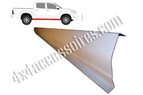 TÔLE EXTÉRIEURE DE BAS DE CAISSE (2) TOYOTA HILUX VIGO DE 2005 à 2015 LONGUEUR 1900 MM