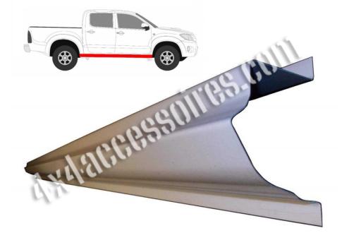 TÔLE EXTÉRIEURE DE BAS DE CAISSE (1) TOYOTA HILUX VIGO DE 2005 à 2015 LONGUEUR 1900 MM